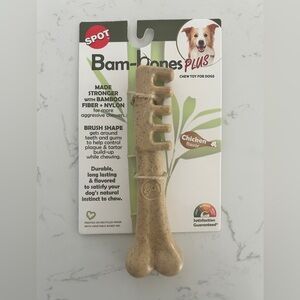 Spot Bam-bones Plus Chew Toy for Dogs - Chicken Flavor- NWT